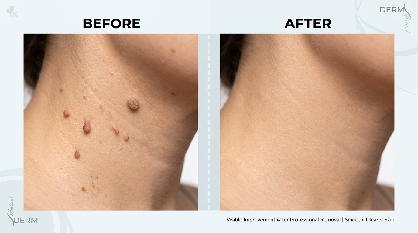 Warts Skin Tag Removal Result